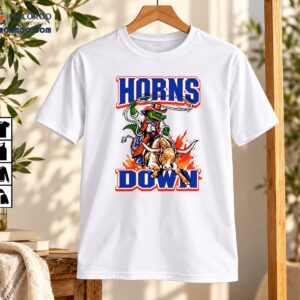 Horns Down Cowboy Gator Rodeo Bull College Football Shirt