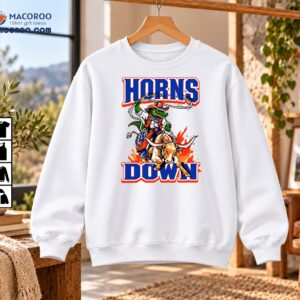 Horns Down Cowboy Gator Rodeo Bull College Football Shirt