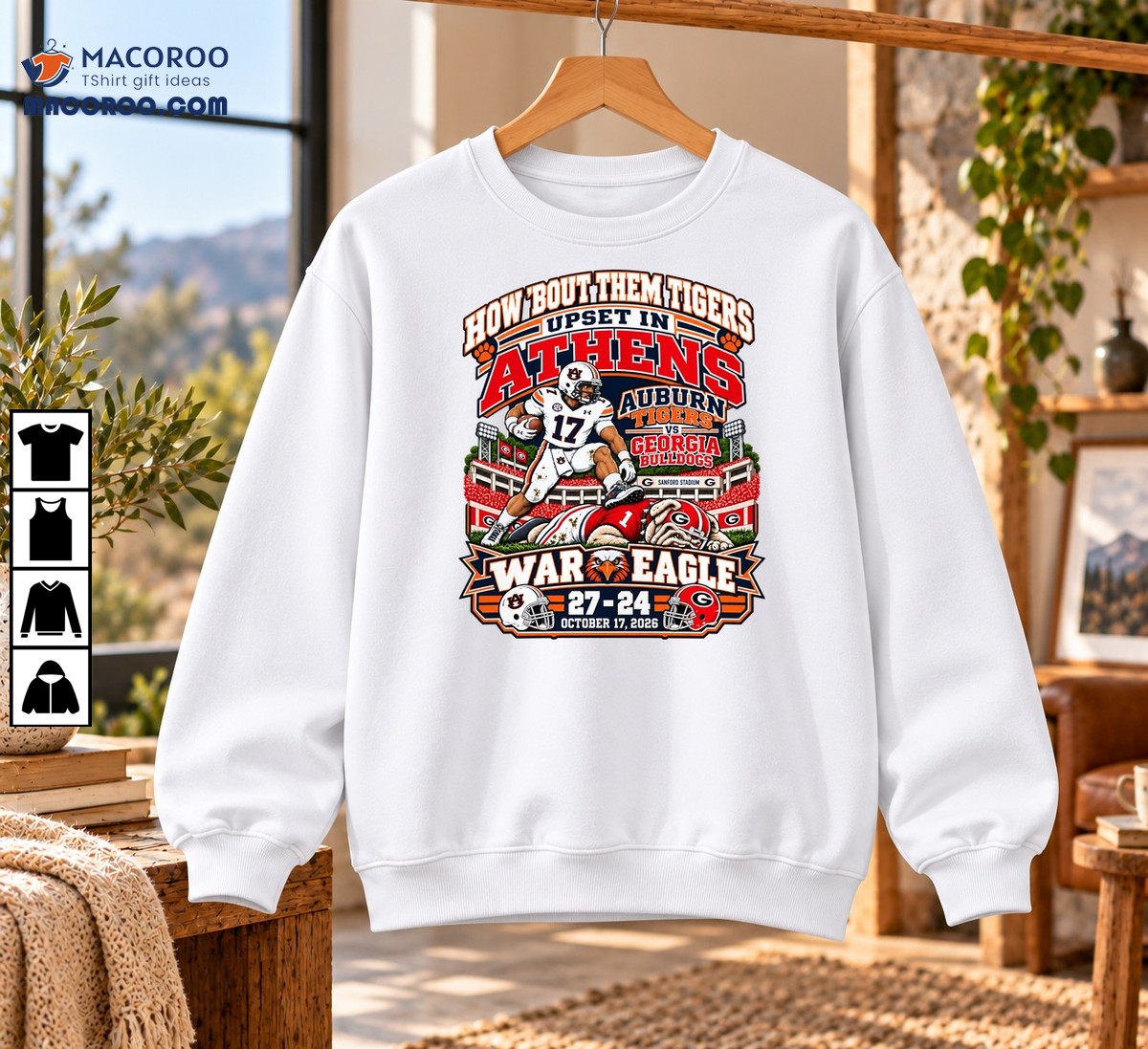 How Bout Them Tigers Upset In Athens Football Rivalry Shirt How Bout Them Tigers Upset In Athens Football Rivalry Shirt