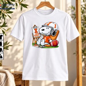 Illinois Fighting Illini Football Snoopy Painting Number 1 Shirt