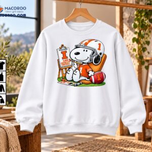 Illinois Fighting Illini Football Snoopy Painting Number 1 Shirt