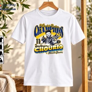 Jackson Chourio 11 Milwaukee Brewers World Series Champions Vintage Shirt