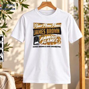James Brown Famous Flames Vintage Music Poster Shirt