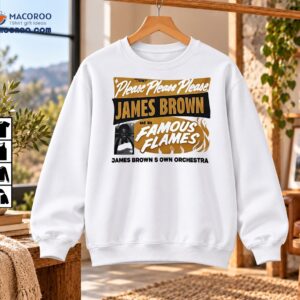James Brown Famous Flames Vintage Music Poster Shirt