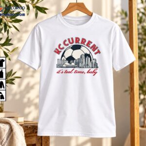 KC Current It’s Teal Time Baby Vintage Soccer Skyline Graphic Shirt