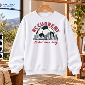 KC Current It’s Teal Time Baby Vintage Soccer Skyline Graphic Shirt