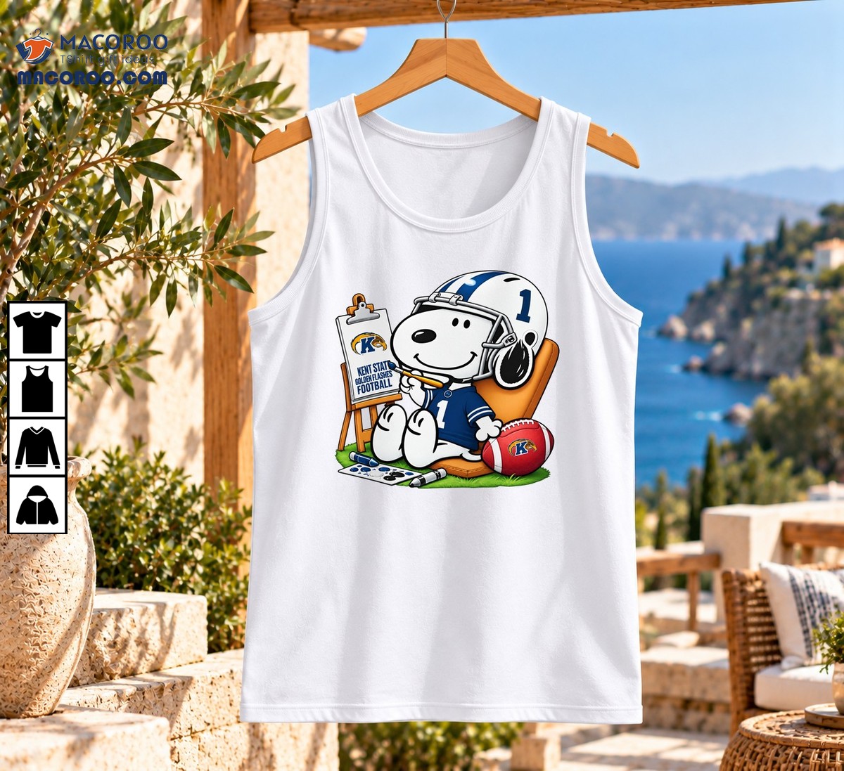 Kent State Golden Flashes Snoopy Painting Football Number 1 Shirt Kent State Golden Flashes Snoopy Painting Football Number 1 Shirt