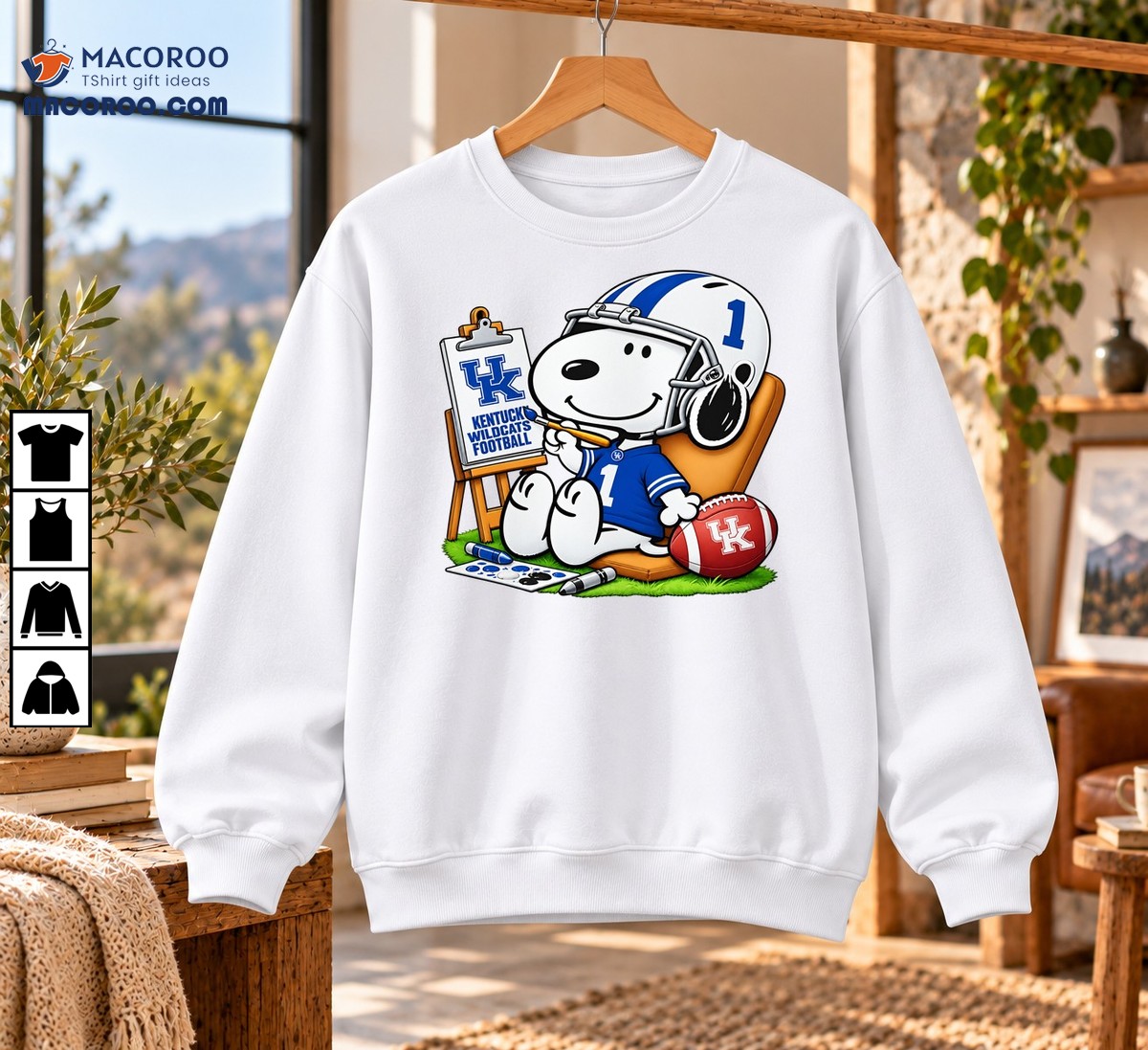 Kentucky Wildcats Football Snoopy Painting Number 1 Shirt Kentucky Wildcats Football Snoopy Painting Number 1 Shirt