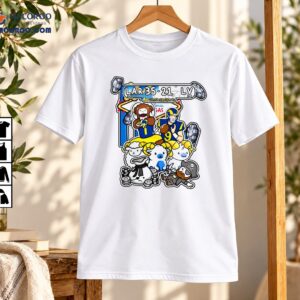 LAR 35-21 LV CornDoggy Sports Football Cartoon Scoreboard Shirt