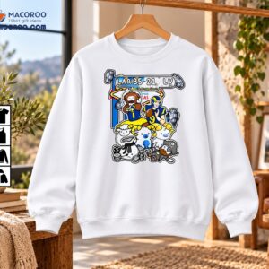 LAR 35-21 LV CornDoggy Sports Football Cartoon Scoreboard Shirt