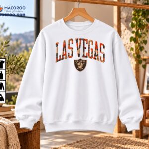 Las Vegas Raiders Fall Camo Vintage Wordmark Shirt