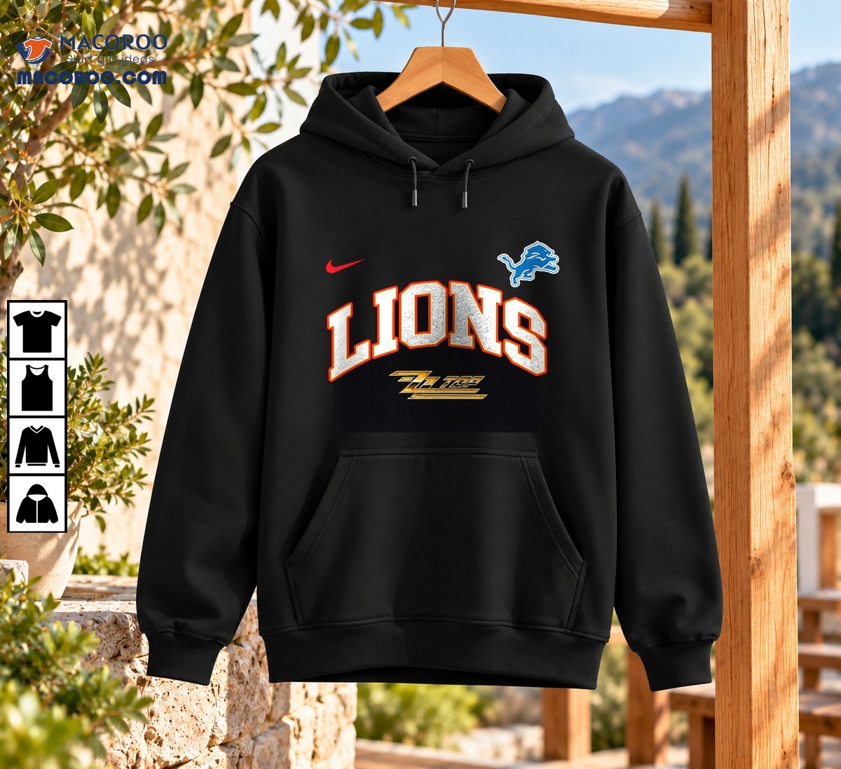 Lions ZZ Top The Big One Vintage Graphic Shirt Lions ZZ Top The Big One Vintage Graphic Shirt
