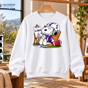 LSU Tigers Football Number 1 Cartoon Dog Painting Shirt