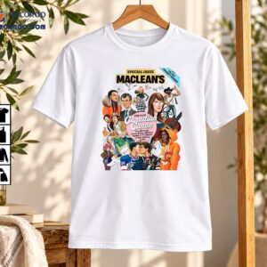 Maclean’s The New Canadian Canon Special Issue Collage Shirt