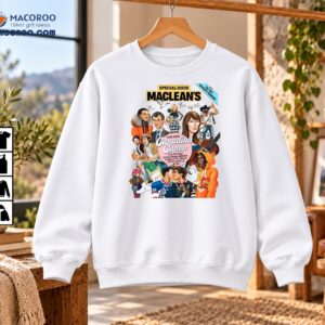 Maclean’s The New Canadian Canon Special Issue Collage Shirt