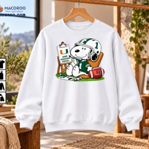 Miami Hurricanes Football Number 1 Cartoon Painting Shirt