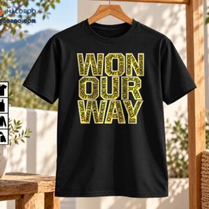 Milwaukee Baseball Won Our Way Player Names Gold Graphic Shirt