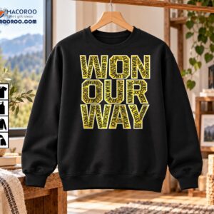 Milwaukee Baseball Won Our Way Player Names Gold Graphic Shirt