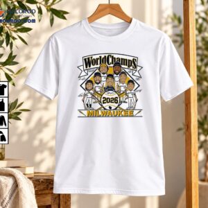 Milwaukee WorldChamps 2026 Baseball Caricature Shirt