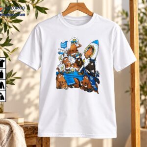 Naval Crown Ghaiyyath Too Darn Hot Horse Racing Cartoon Shirt