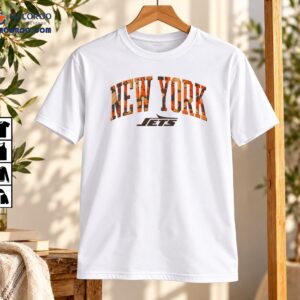 New York Jets Fall Camo Collegiate Wordmark Shirt