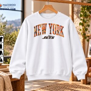 New York Jets Fall Camo Collegiate Wordmark Shirt