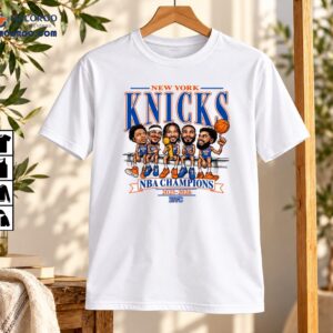 New York Knicks NBA Champions Caricature Basketball Shirt