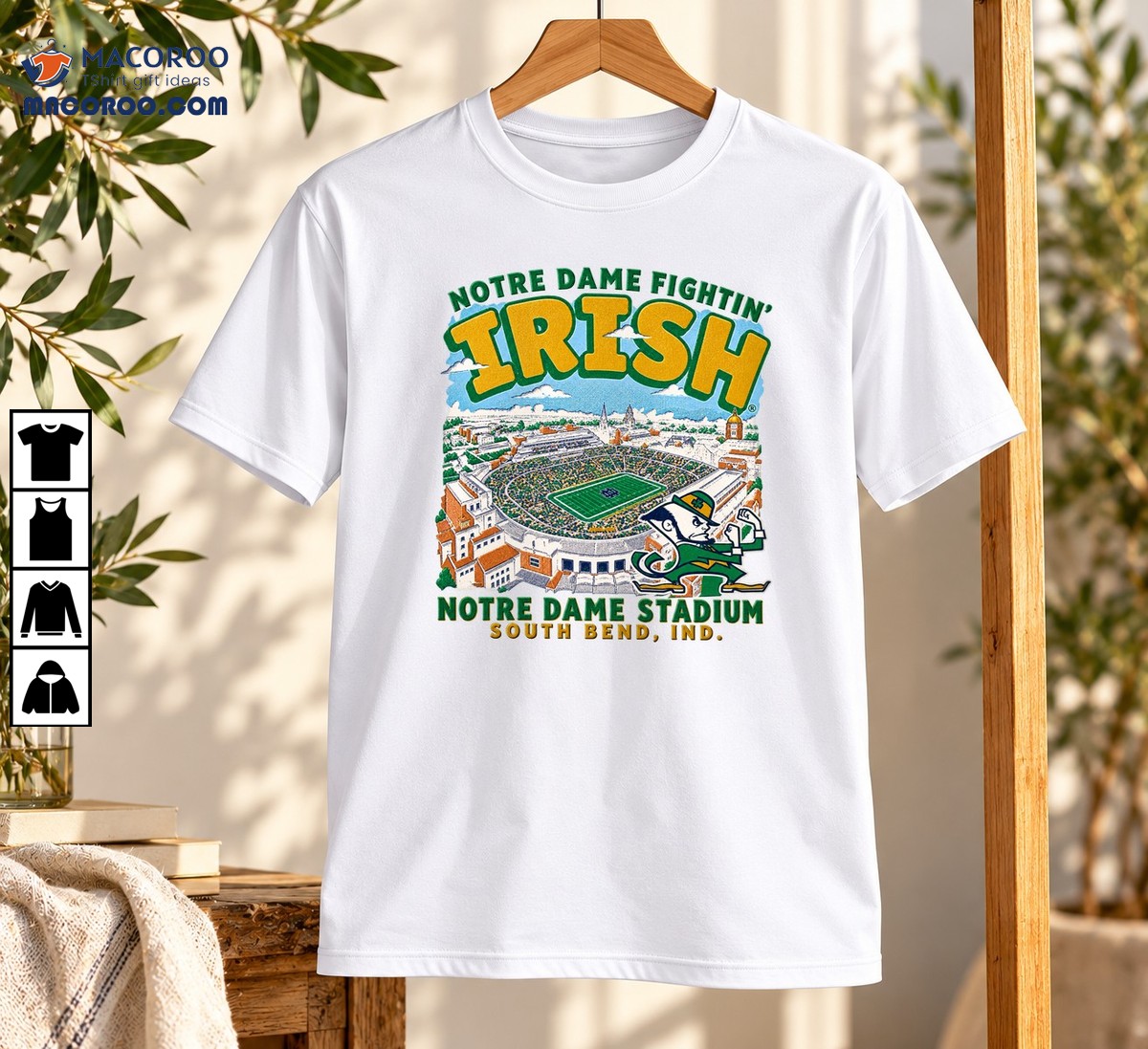 Notre Dame Fightin’ Irish Stadium Vintage Football Graphic Shirt Notre Dame Fightin’ Irish Stadium Vintage Football Graphic Shirt