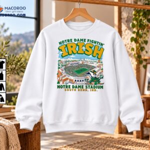 Notre Dame Fightin’ Irish Stadium Vintage Football Graphic Shirt