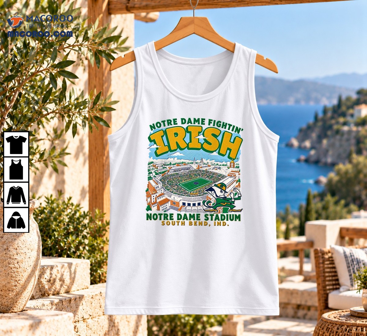 Notre Dame Fightin’ Irish Stadium Vintage Football Graphic Shirt Notre Dame Fightin’ Irish Stadium Vintage Football Graphic Shirt
