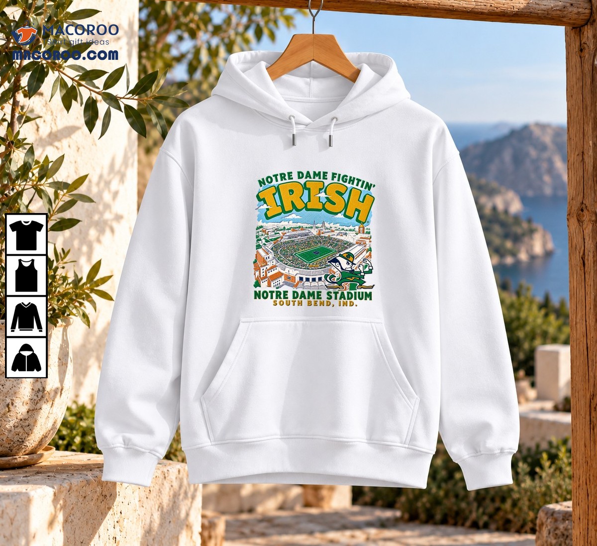 Notre Dame Fightin’ Irish Stadium Vintage Football Graphic Shirt Notre Dame Fightin’ Irish Stadium Vintage Football Graphic Shirt