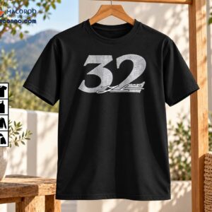 Number 32 Vintage Athletic Signature Graphic Shirt