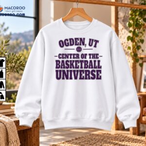 Ogden UT Center Of The Basketball Universe Vintage Varsity Shirt