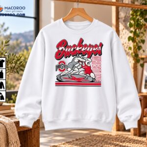 Ohio State Buckeyes Wrestling Vintage Faceoff Graphic Shirt