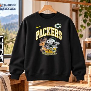Packers Christmas Reindeer Sleigh Cartoon Graphic Shirt