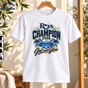 Rays Champion 2026 Grit And Glow Baseball Graphic Shirt Rays Champion 2026 Grit And Glow Baseball Graphic Shirt
