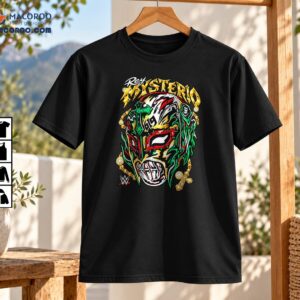 Rey Mysterio Colorful Lucha Mask Graphic Shirt