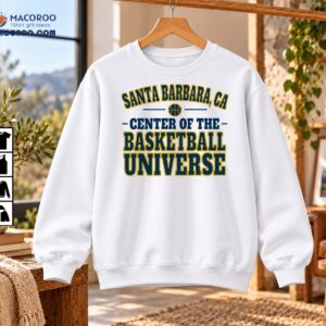 Santa Barbara CA Center Of The Basketball Universe Vintage Sports Shirt