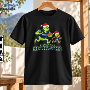 Seattle Seahawks Grinch Christmas Football Graphic Shirt