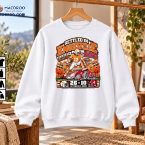 Settled In Knoxville Tennessee Volunteers 26-10 Football Victory Shirt
