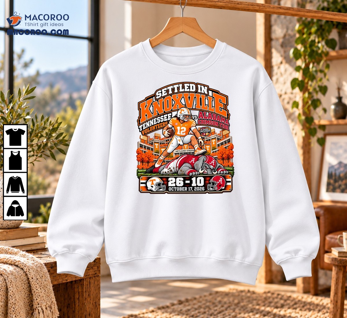 Settled In Knoxville Tennessee Volunteers 26-10 Football Victory Shirt Settled In Knoxville Tennessee Volunteers 26-10 Football Victory Shirt