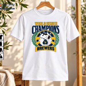 Snoopy Brewers 2026 World Series Champions Vintage Graphic Shirt