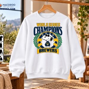 Snoopy Brewers 2026 World Series Champions Vintage Graphic Shirt