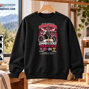 South Carolina Gamecocks Take Down No 11 Tennessee Football Shirt