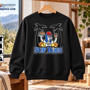 Sup Dogs Barstool Sports Cartoon Beach Shirt