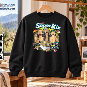 SuperKix Wrestling Cereal Retro Comic Graphic Shirt