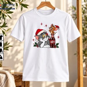 Sweet Sips And Holiday Quips Vintage Christmas Cartoon Shirt