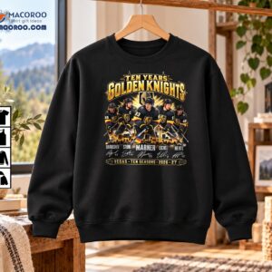 Ten Years Golden Knights Vegas Ten Seasons Hockey Legends Shirt
