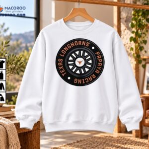 Texas Longhorns Papaya Racing Wheel Graphic Shirt