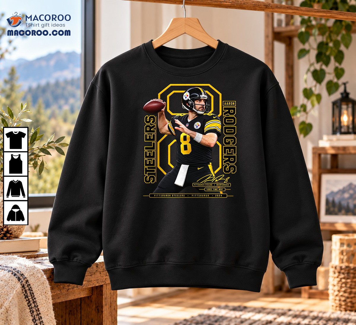 The Final Season Pittsburgh Steelers Aaron Rodgers Football Shirt The Final Season Pittsburgh Steelers Aaron Rodgers Football Shirt